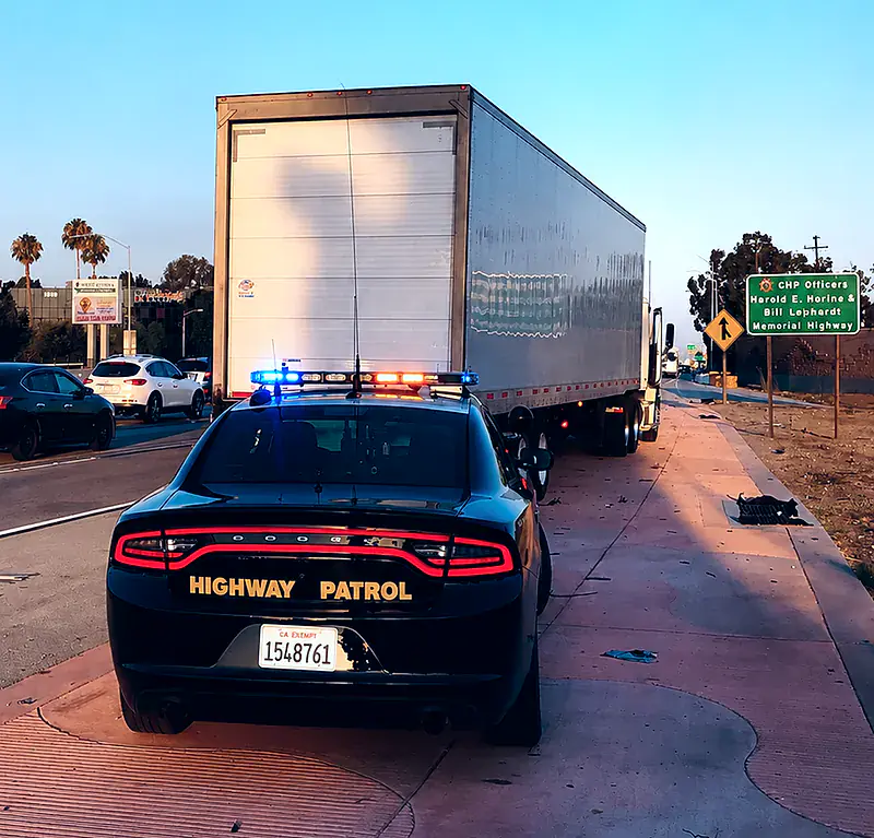 Truck accident involving a delivery vehicle